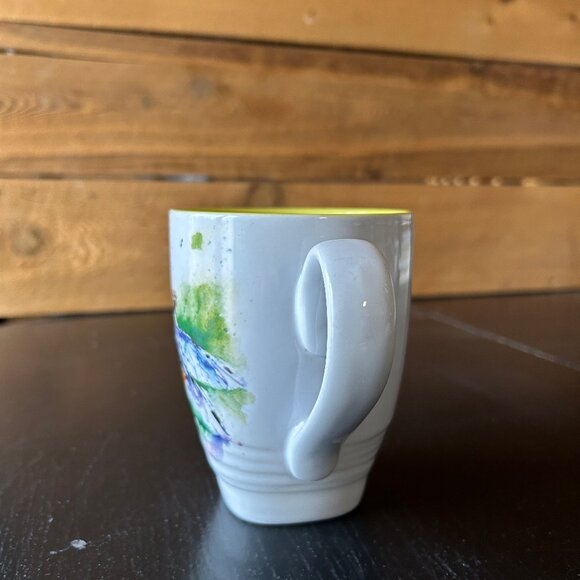 Dean Crouser Ceramic Dragonfly Coffee Mug Cup Watercolor Painting Collectible - Picture 7 of 13